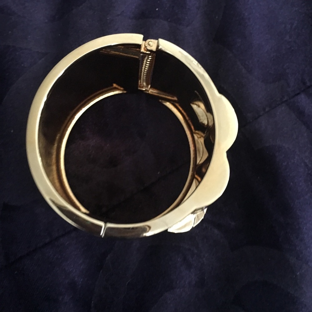 Gold Cuff Bracelet - Picture 3 of 7